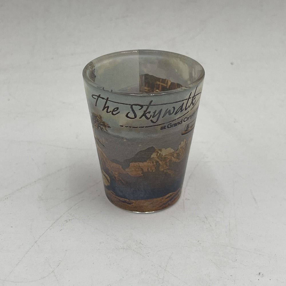 Grand Canyon The Skywalk Shot Glass Souvenir Arizona Travel